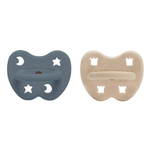 Hevea - Natural Rubber Physiological Pacifiers - Set of 2 | Ocean
