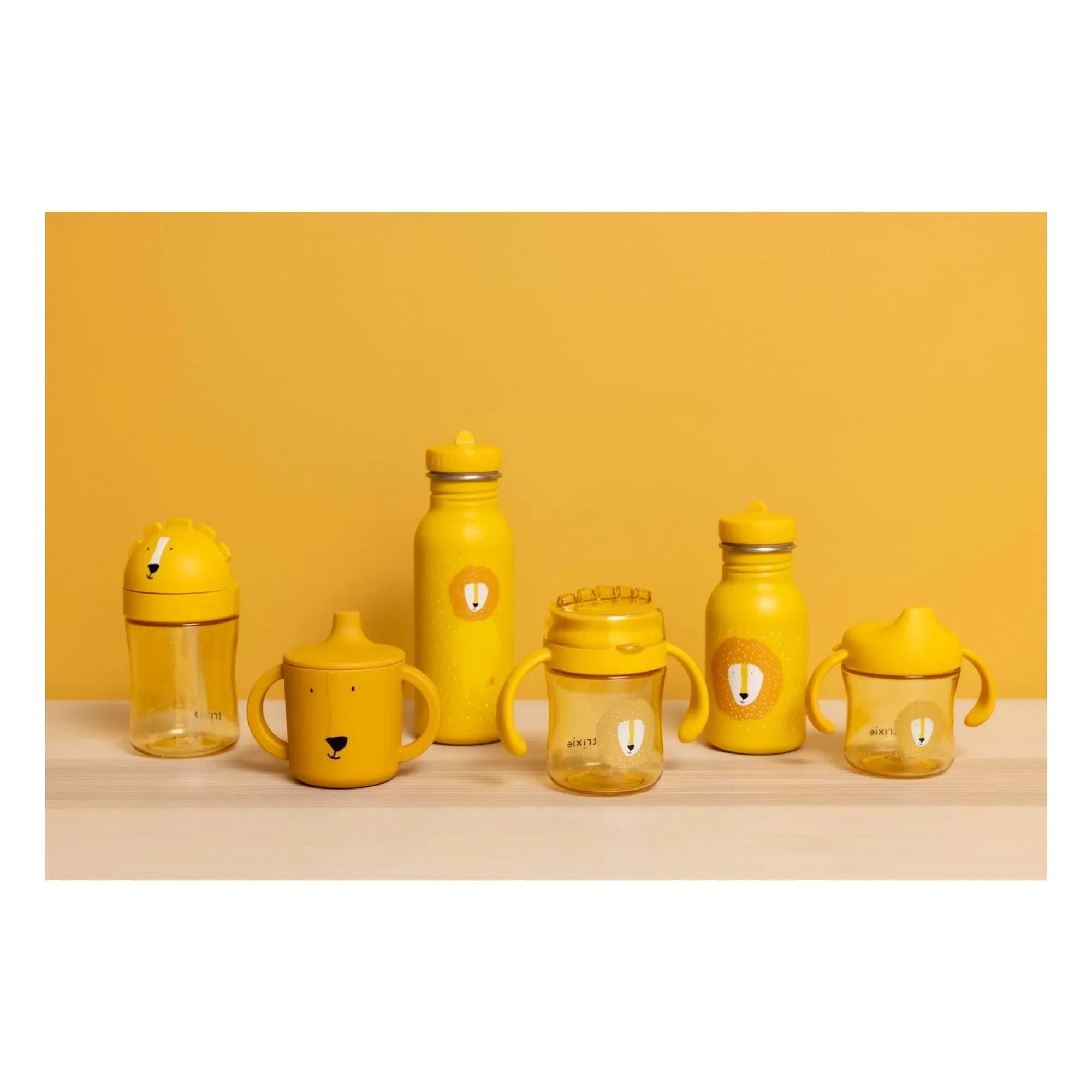 Trixie - Mr. Lion Straw Bottle | Yellow