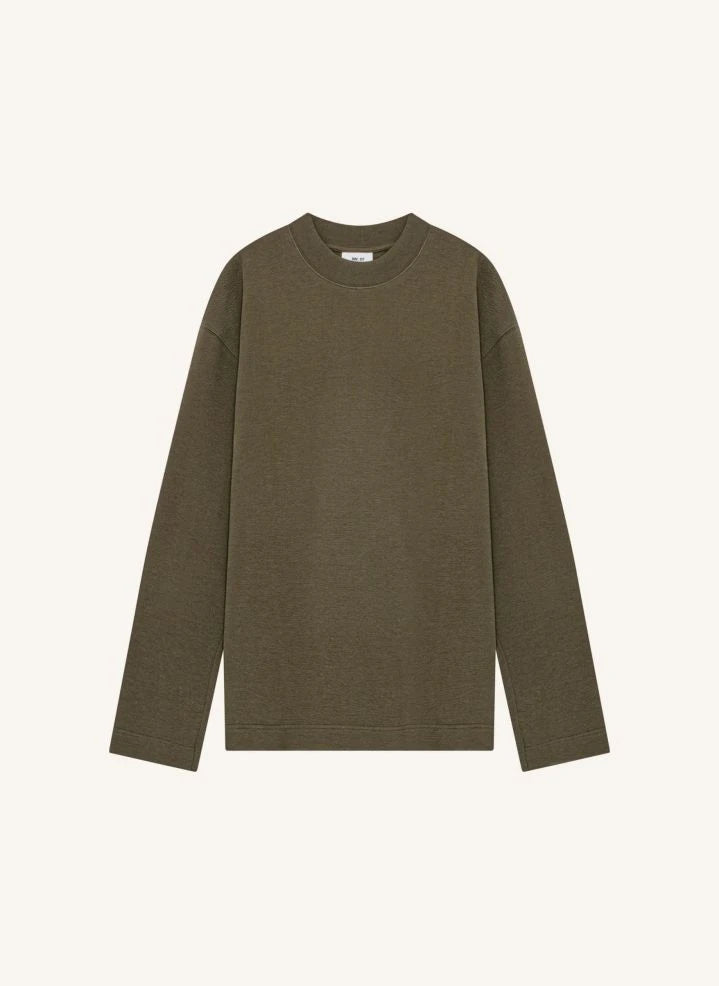 NN.07 - Benja 3530 organic cotton sweatshirt | Olive brown