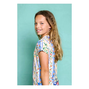 Favorite People - Floral Amalfi T-Shirt | Blue