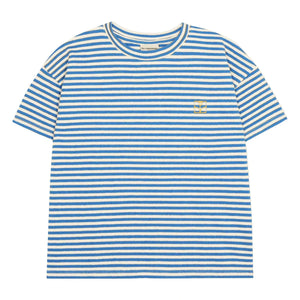 The Campamento - Oversized Striped T-Shirt | Blue