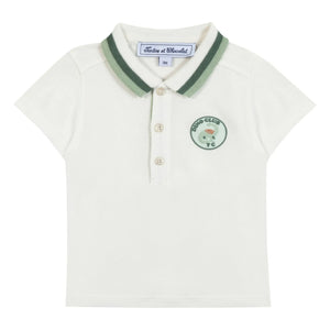 Tartine et Chocolat - Dinosaur Polo | Ecru