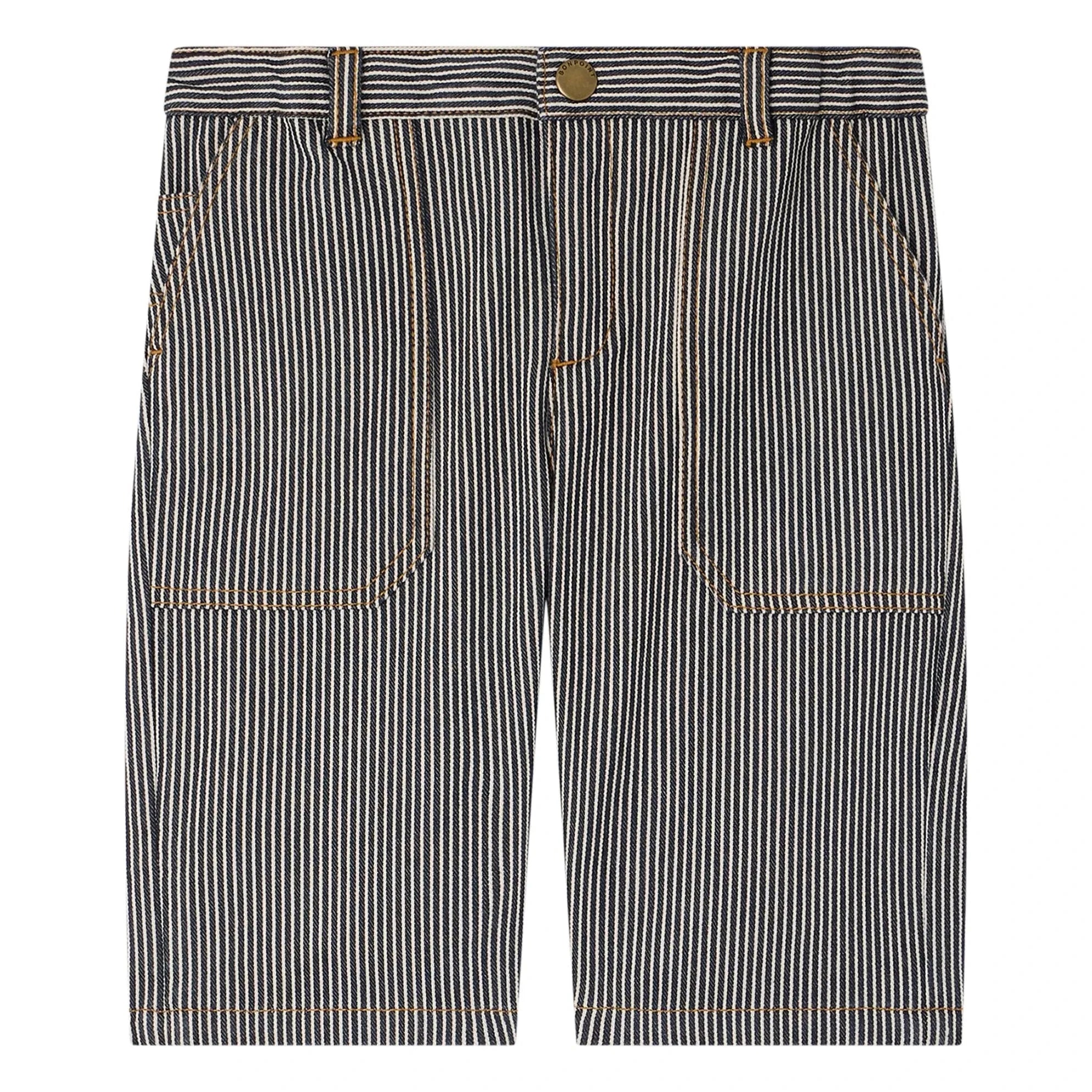 Bonpoint - Levon Organic Cotton Shorts | Gray
