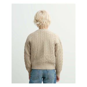 Bompard - Knitted Cashmere Cardigan | Cream