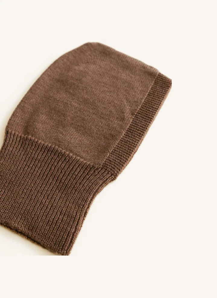 Hvid - Eddy Two-Tone Merino Wool Balaclava | Mocha