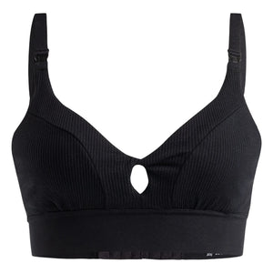 Mama Hangs - Mama Glow Nursing Bra | Black