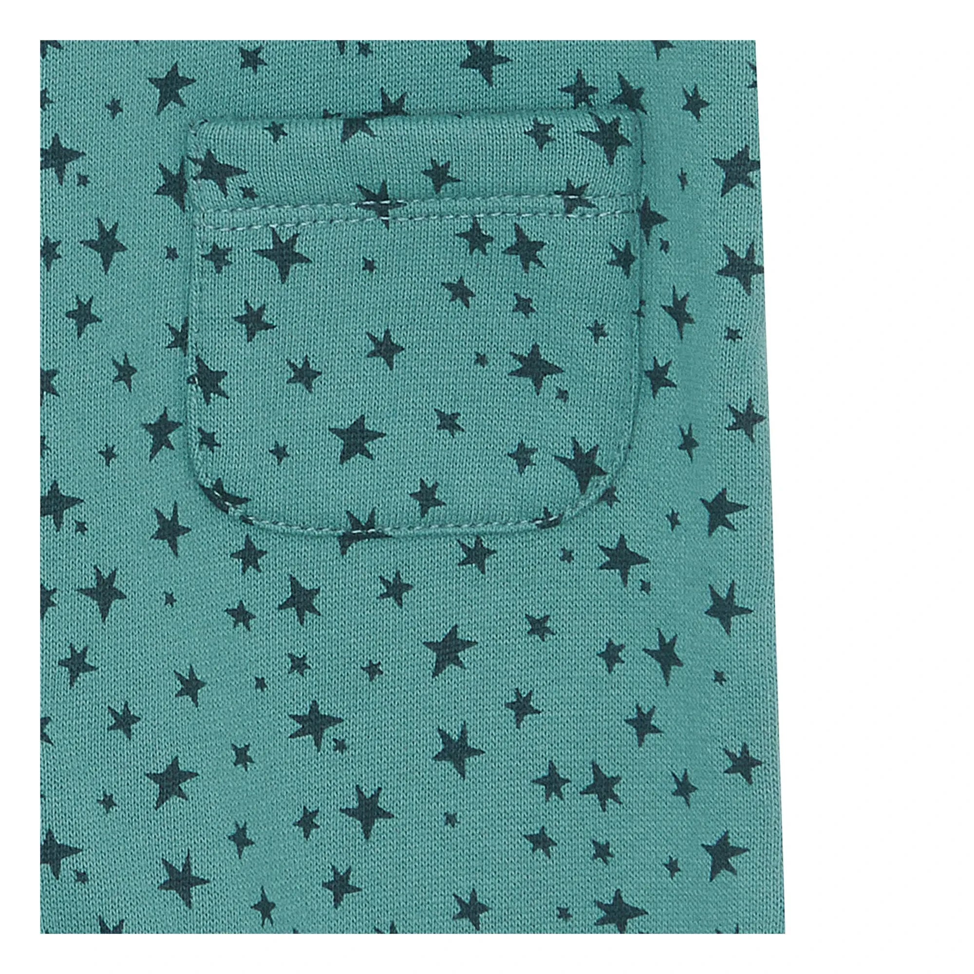 Bonton - Star romper | Turquoise blue