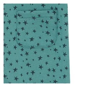 Bonton - Star romper | Turquoise blue