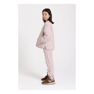 Smallable Kid - Woolen Quilted Bomber | Pale Pink