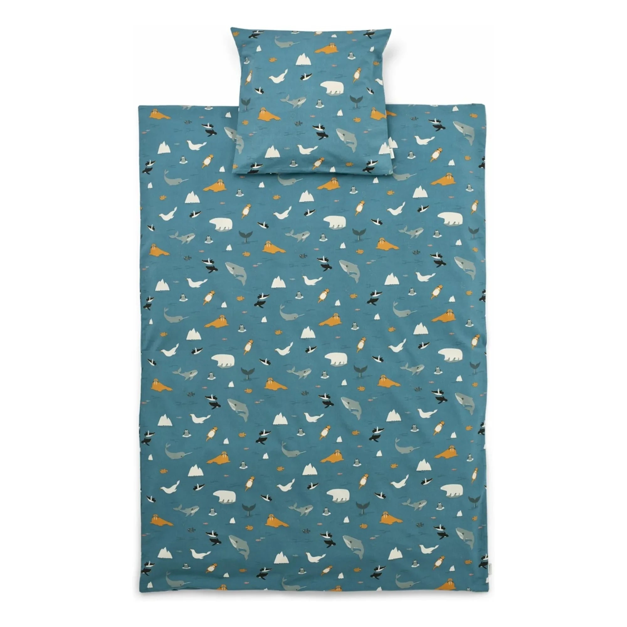 Liewood - Organic Cotton Bedding Set | Arctic Sea/Ocean View