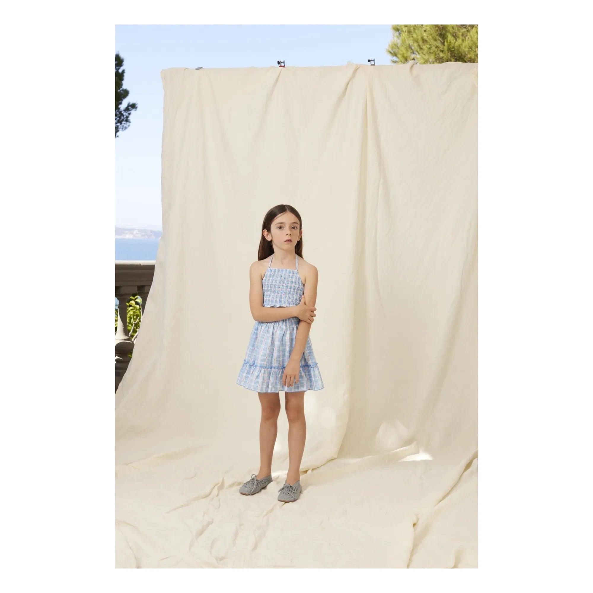 Bebe Organic - Top Nœud Ida Kareli | Light blue