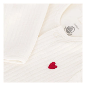 Petit Bateau - Fox Organic Cotton Pajamas | Off-White