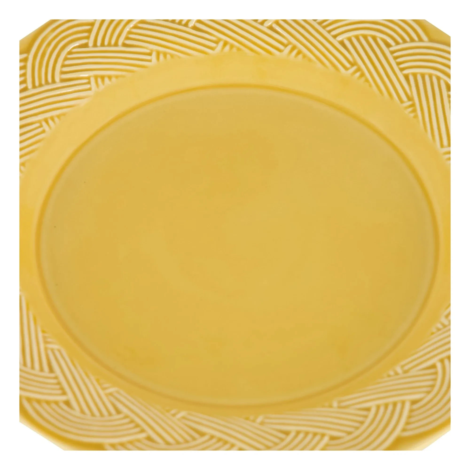 House of Capricorn - Vime Dinner Plate | Mustard