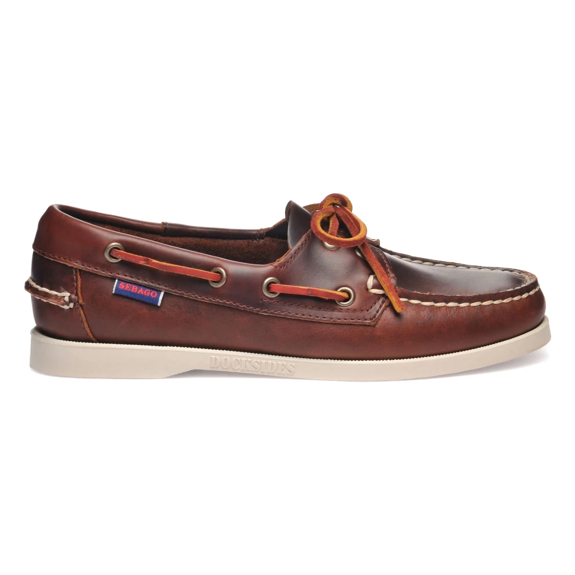 Sebago - Docksides Portland Waxed Loafers | Brown
