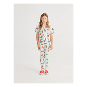 Bobo Choses - Organic Cotton Tomato Crop T-Shirt | Light blue