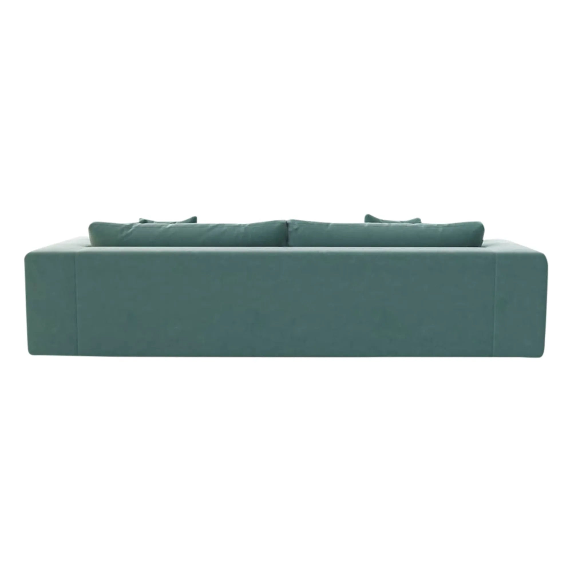 Panac Edition - Bellechasse Light 4-Person Sofa, Velvet - 260 cm | Moss Green