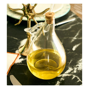 Anna + Nina - Glass Oil Bottle Pear