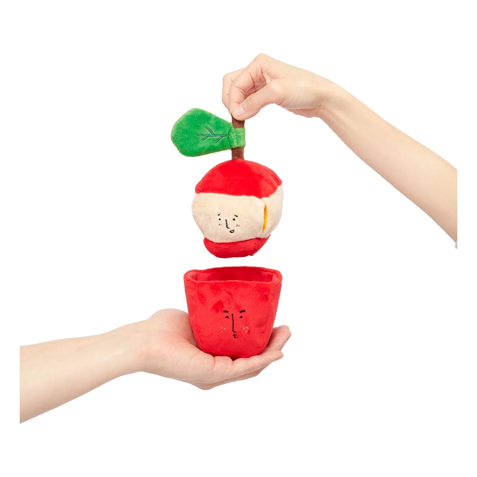 The Furry Folks - Apple Scratching Toy | Red