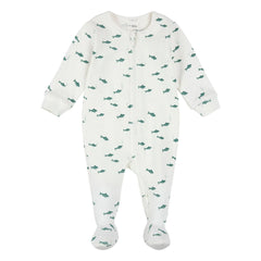 Petit Lem - Fishfoot pajamas Ribbed Organic Cotton | Beige