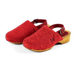 Bobo Choses - Faux Fur Slippers | Red