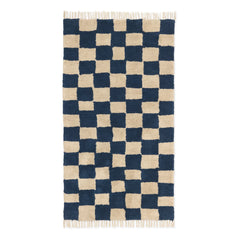 Ferm Living Kids - Mara Checkered Rug | Blue