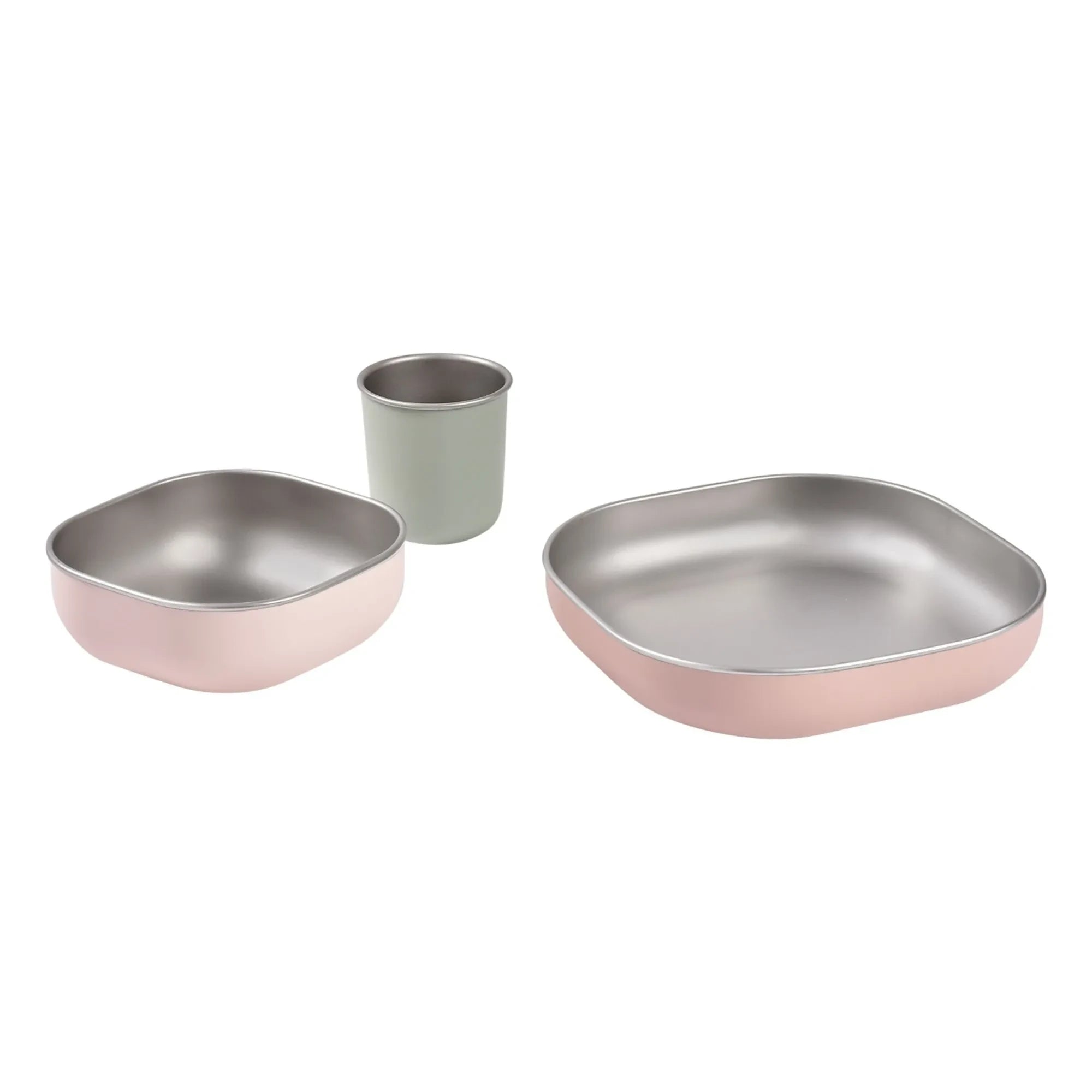 Béaba - Stainless Steel Lunch Box | Peach