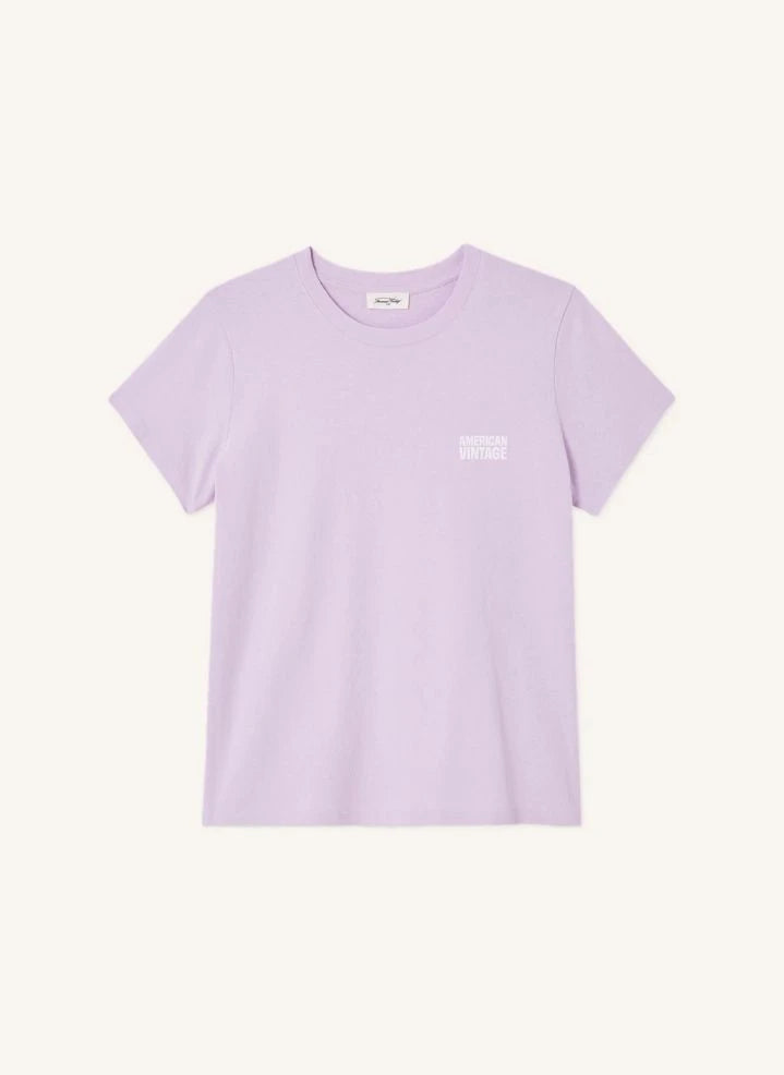 American Vintage - Ykobow Cotton T-shirt | Lilac