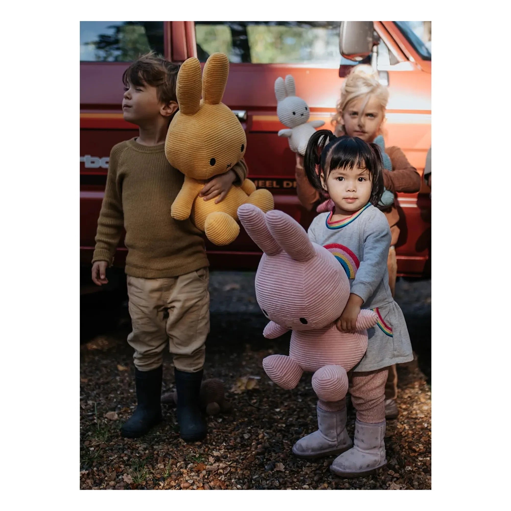 Bon Ton Toys - MIFFY - Velvet Fabric Miffy Plush | Pink