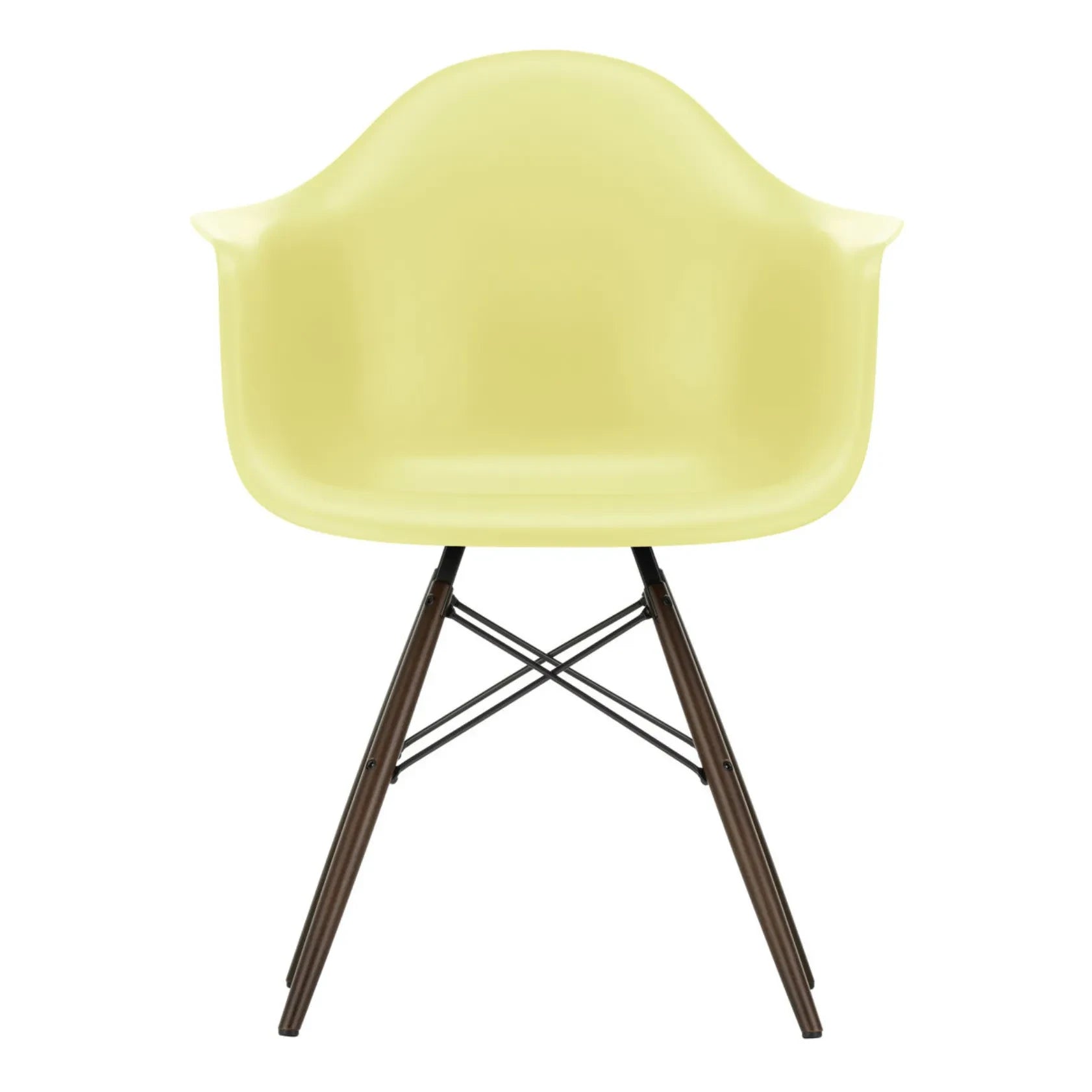 Vitra - DAW sandalye - akçaağaç taban - Charles & Ray Eames | Limon sarısı