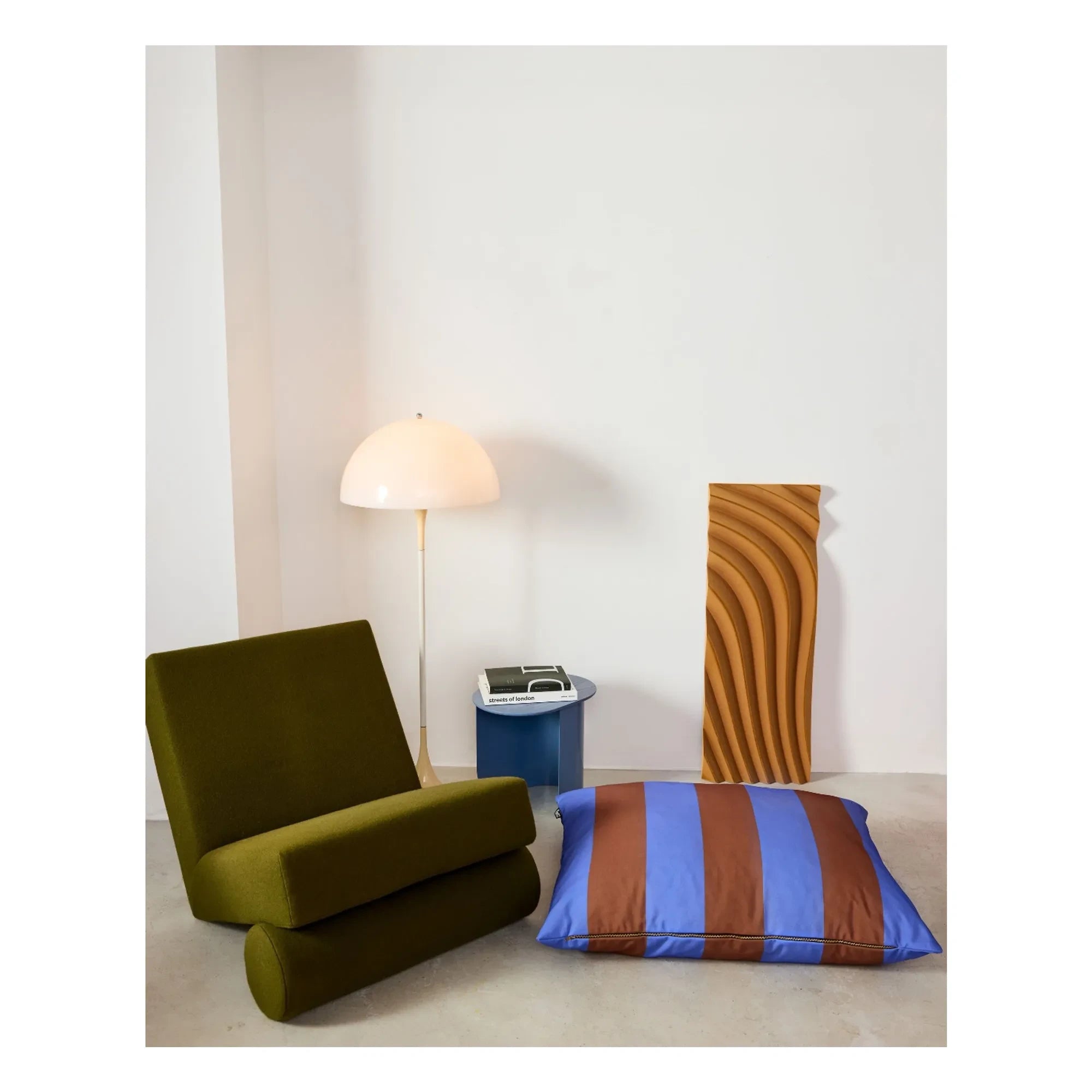 Approved by Fritz - Striped Dog Bed | Purple