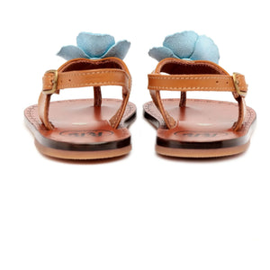 Pèpè - Floral Sandals | Cognac