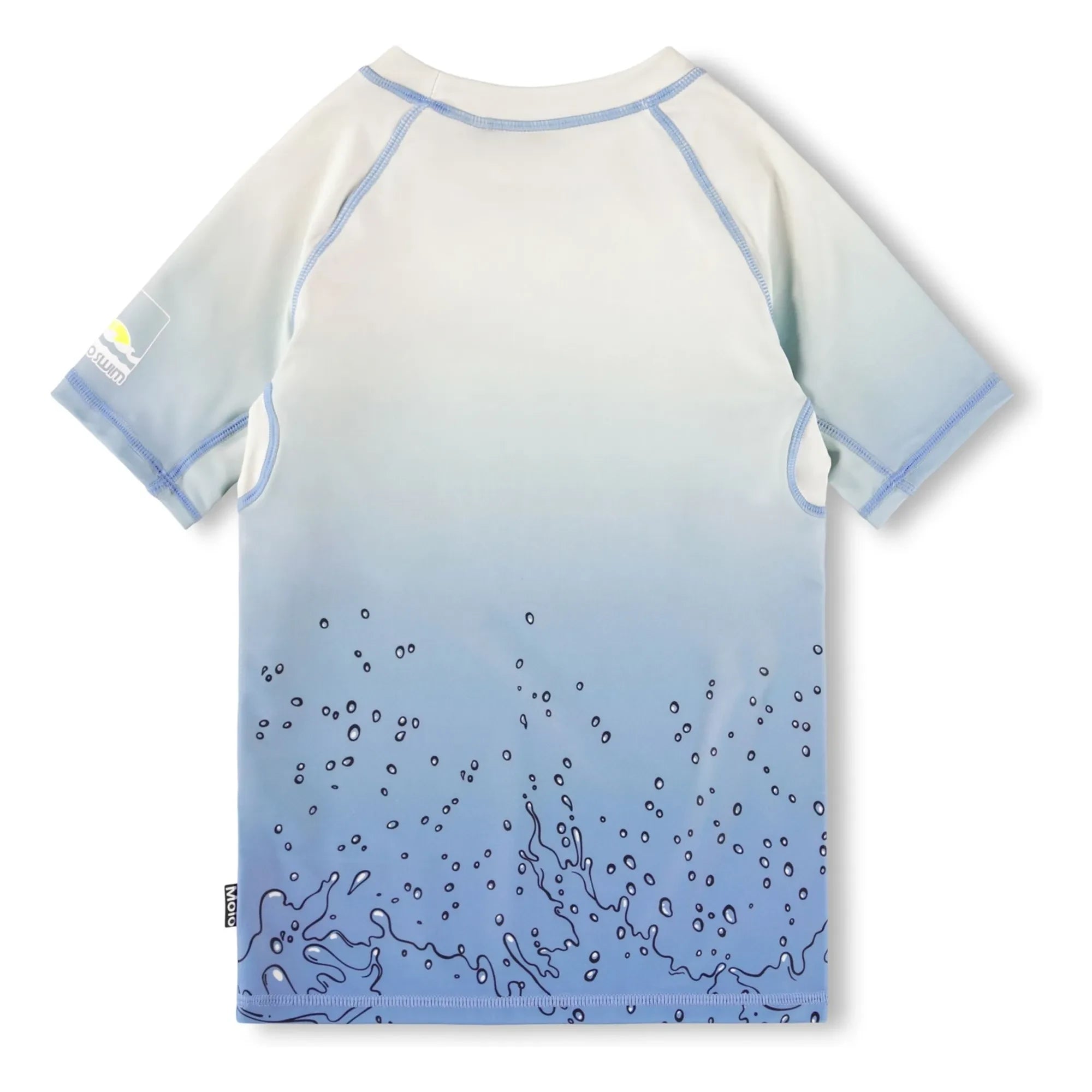 Molo - Neptune Splash UV Protected T-Shirt Made from Recycled Fibers | Light Blue