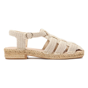 Naguisa - Bermeo Sandal | Ecru