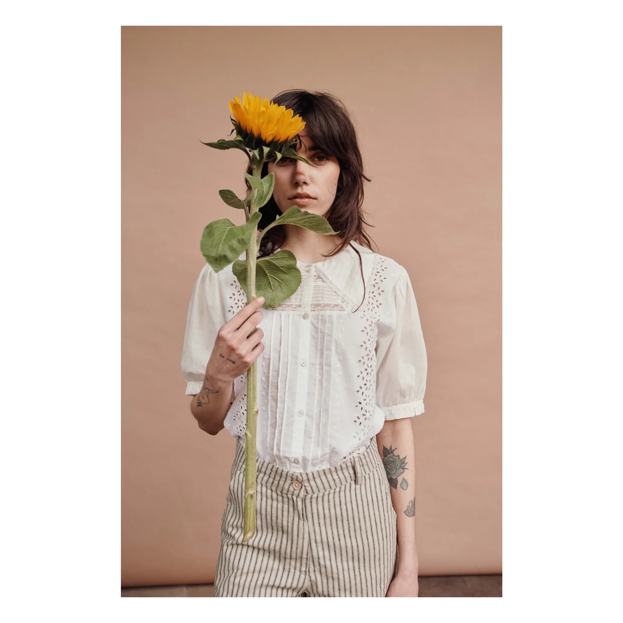 Emile et Ida - Vintage Cotton Blouse | Cream