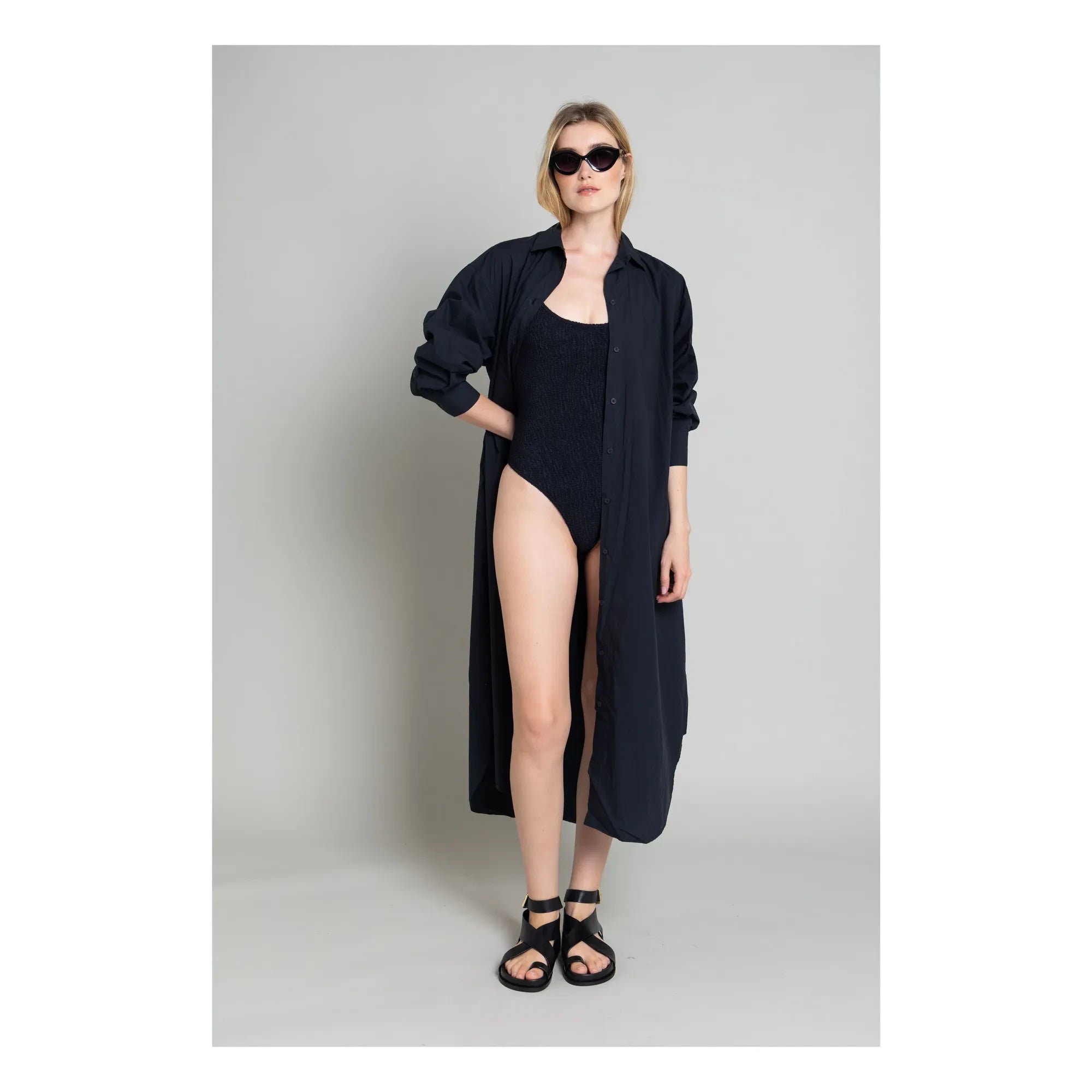 Smallable Woman - Melissa shirt dress | Black