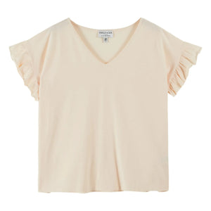 Emile et Ida - Organic Cotton Doudou T-Shirt | Cream