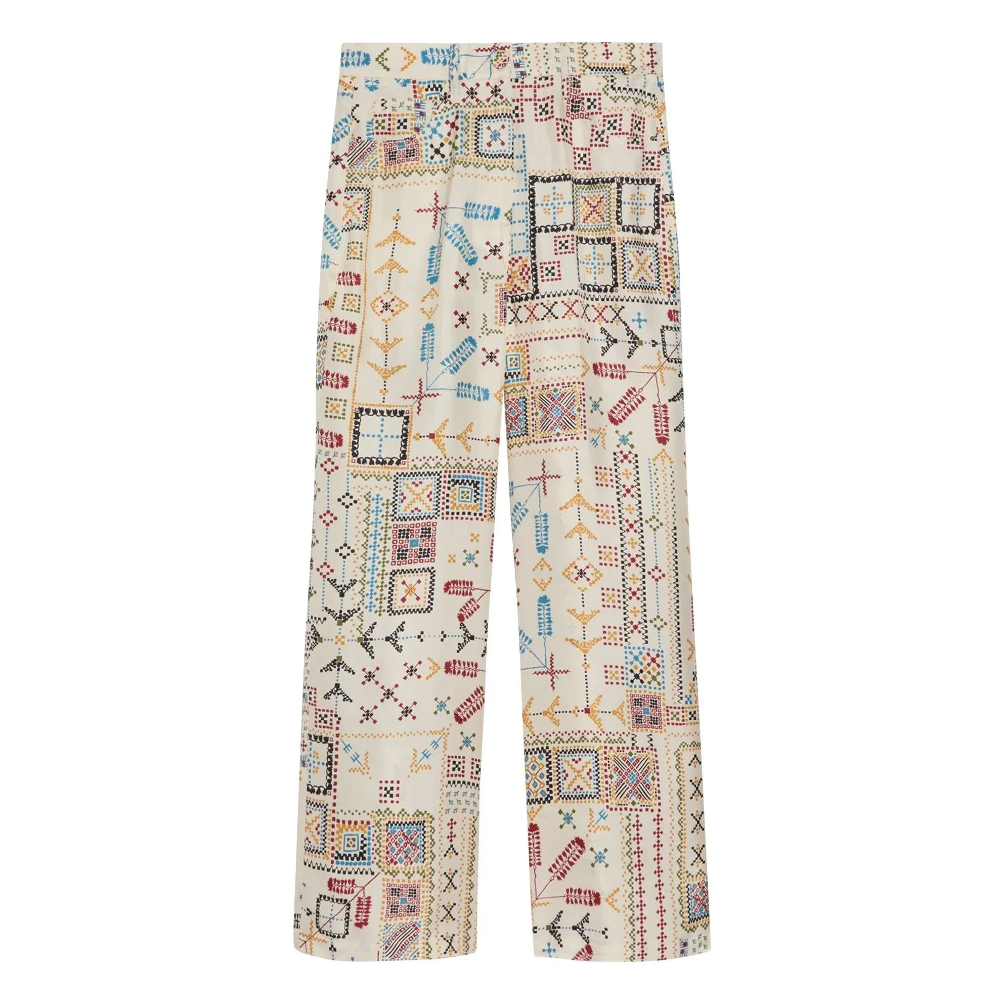 Momoni - Ortiz İpek Pantolon | Krem