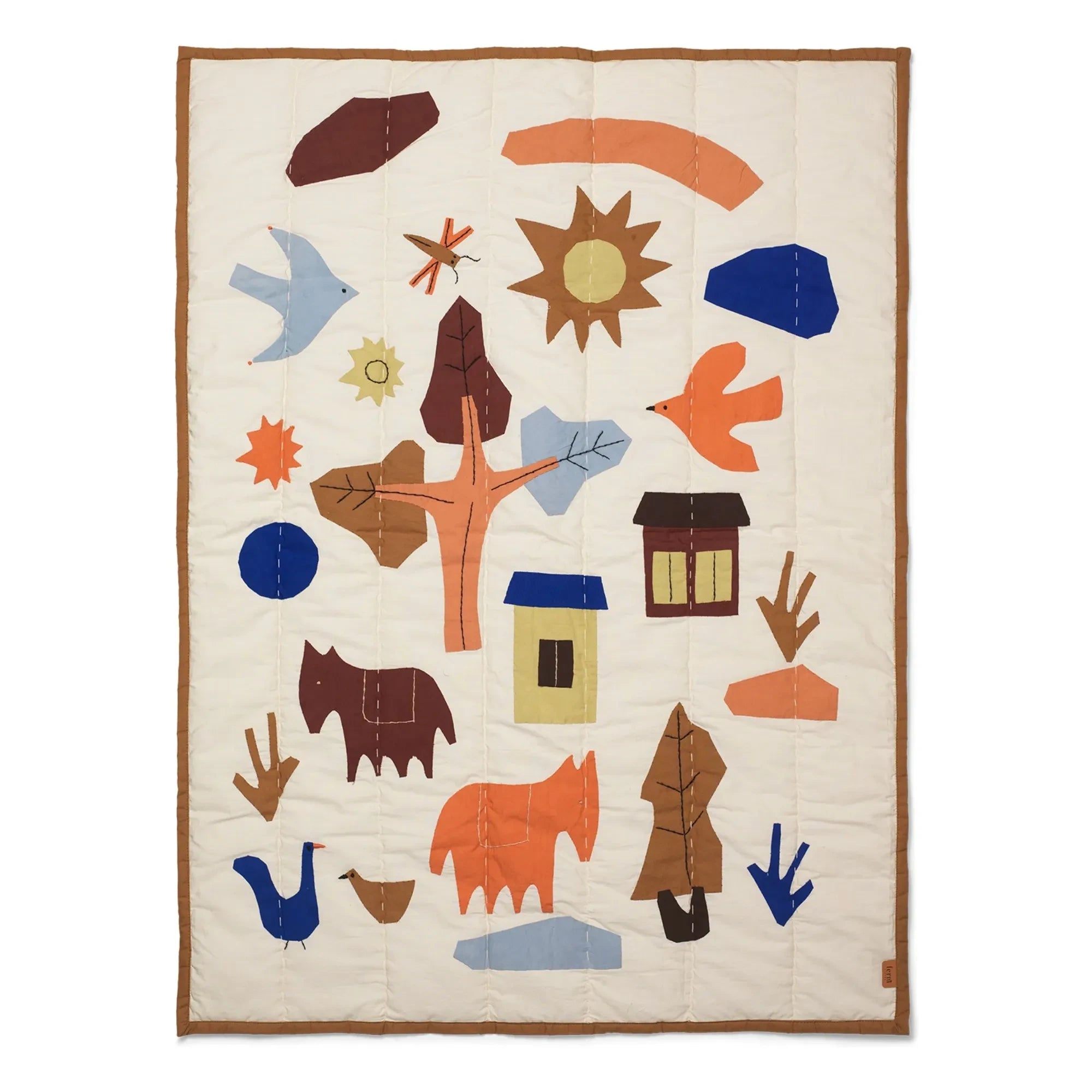 Ferm Living Kids - Village Cotton Blanket