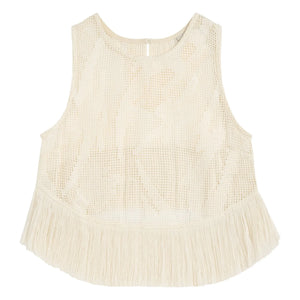 OAS - Tribal Aurora Knit Top | Ecru