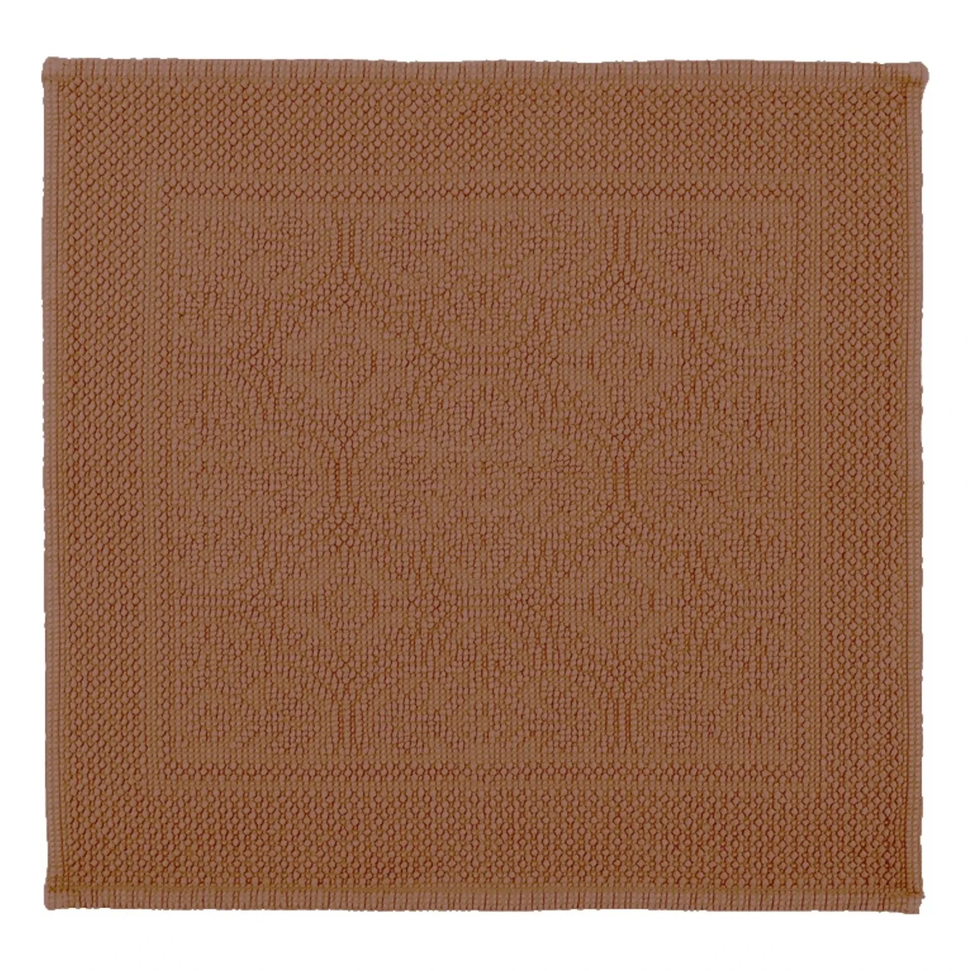 Haomy - Kymi Cotton Bath Mat | Mocaccino