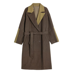Bobo Choses - Long Wool Coat - Women's Collection | Khaki