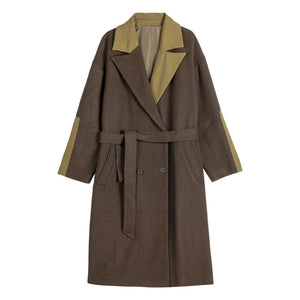Bobo Choses - Long Wool Coat - Women's Collection | Khaki