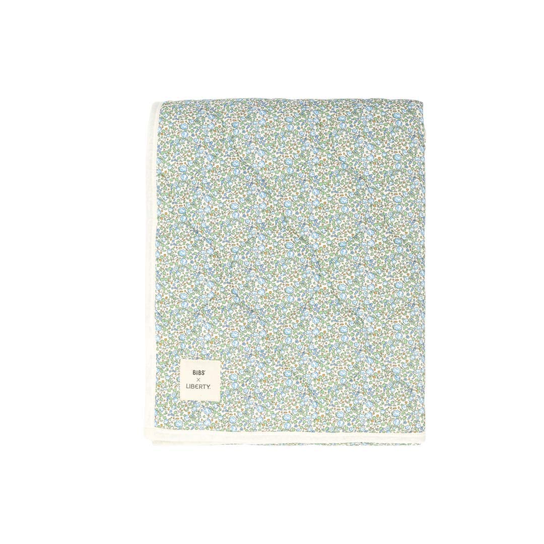 BIBS X LIBERTY Quilted Blanket - Eloise - Ivory-Blankets-Eloise/Ivory-70cm x 100cm | Natural Baby Shower