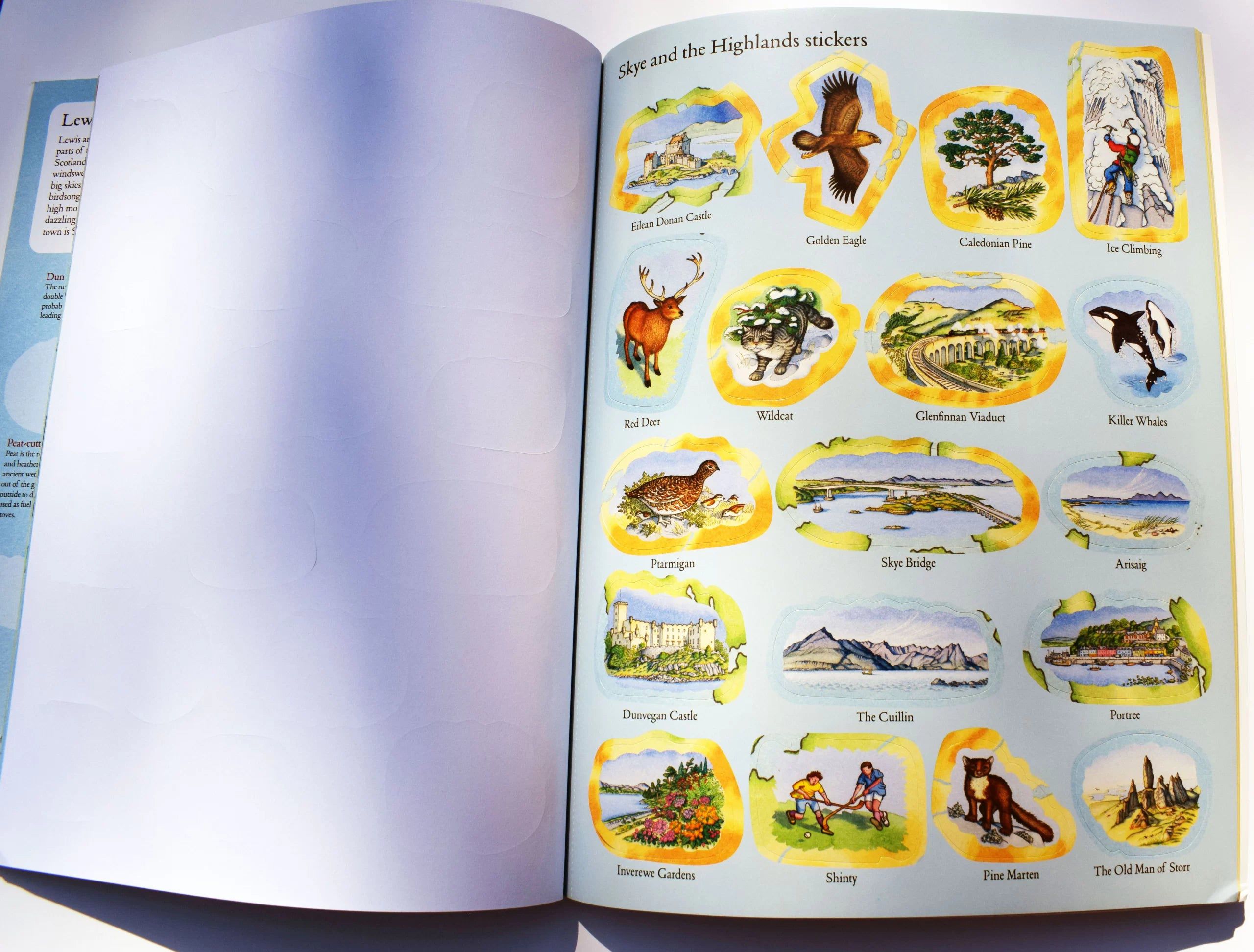 Birlinn - Sticker Atlas of Scotland