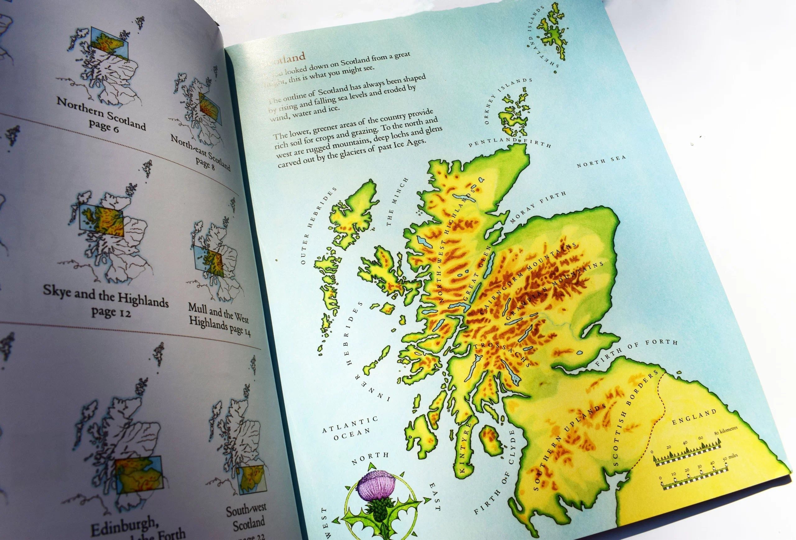 Birlinn - Sticker Atlas of Scotland