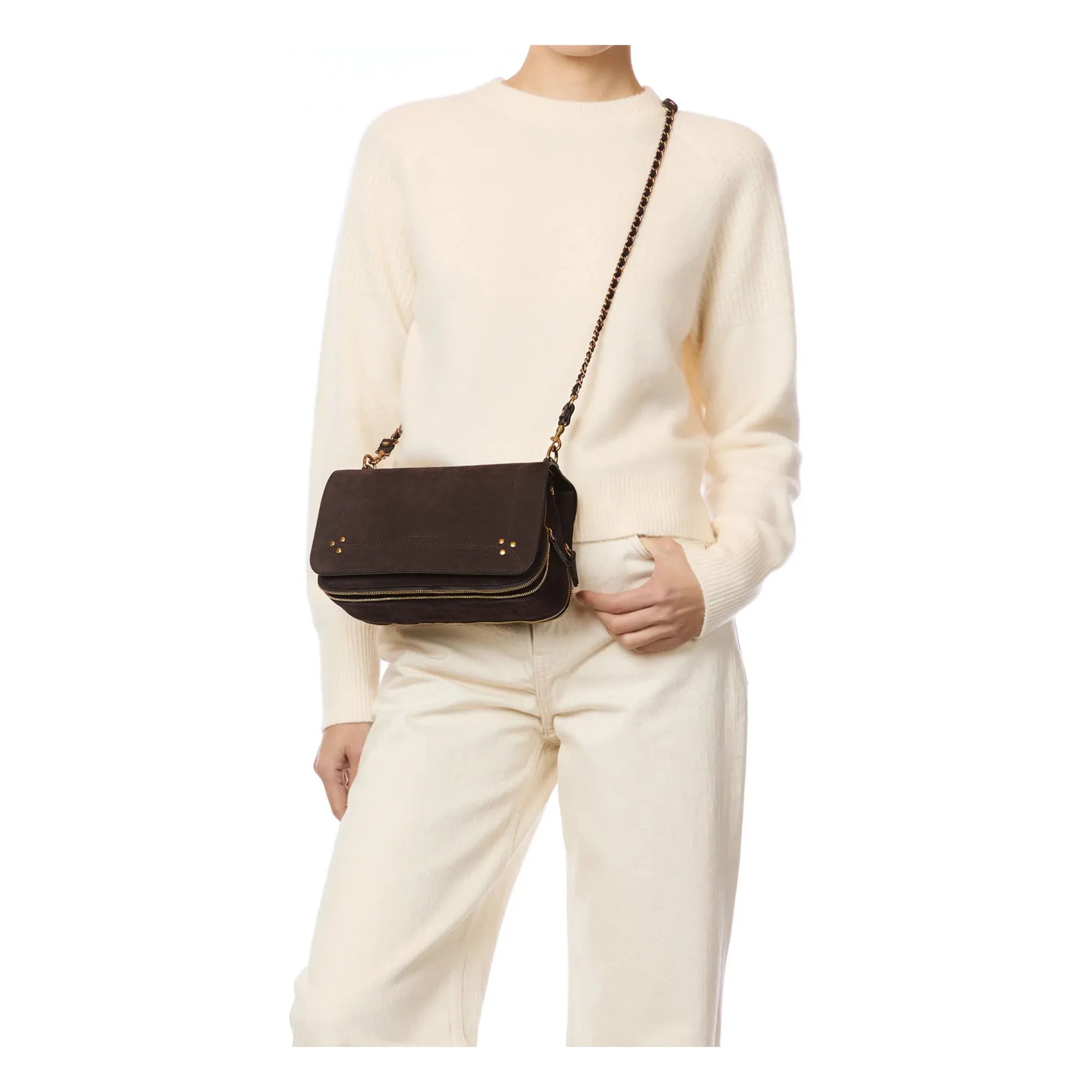 Jérôme Dreyfuss - Bobi Taurillon Croco Printed Bag | Honey
