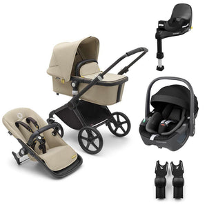 Bugaboo Fox Cub + Pebble 360/360 Pro 2 Travel System-Travel Systems-Desert Beige-Pebble 360 | Natural Baby Shower