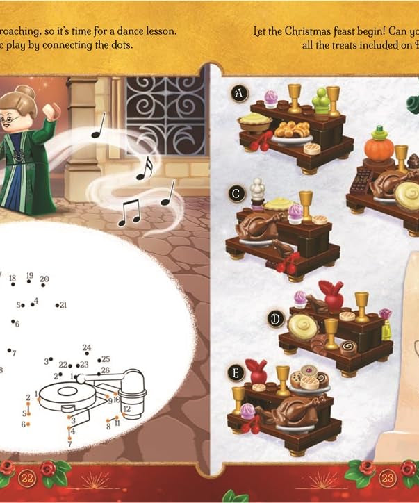 Buster Books - Lego Harry Potter Magical Christmas Figure Toy English Activity and Story Book
