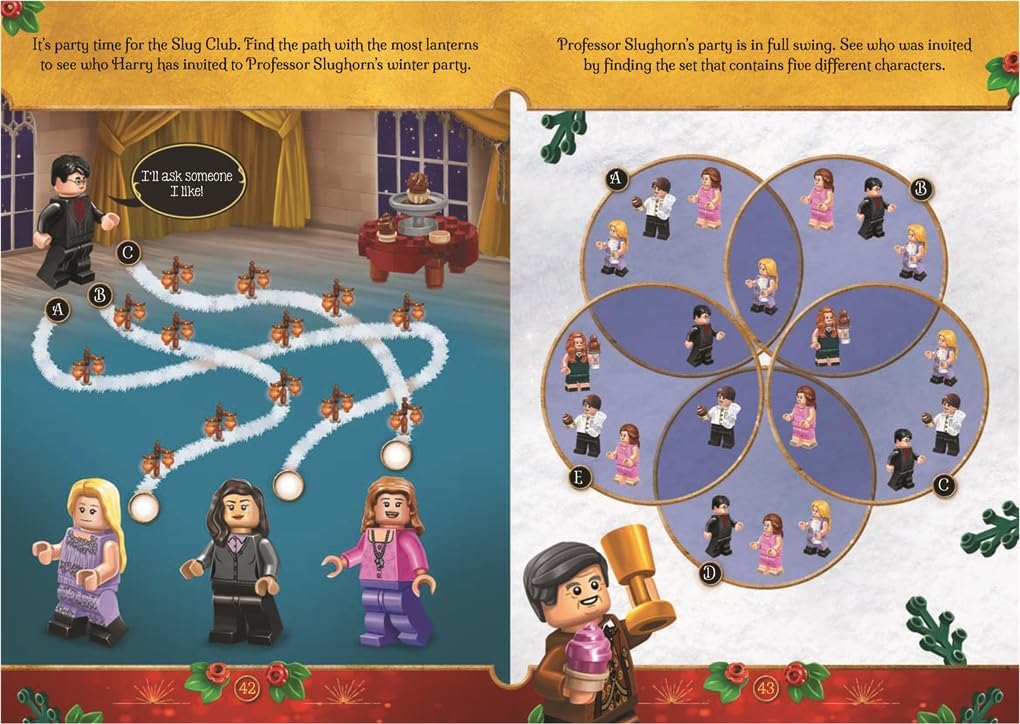 Buster Books - Lego Harry Potter Magical Christmas Figure Toy English Activity and Story Book