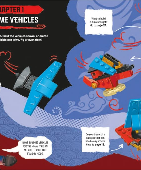 Buster Books - Lego Ninjago Figurine Toy English Activity and Story Book